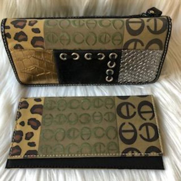 Patchwork Design Wallet - Picture 1 of 13